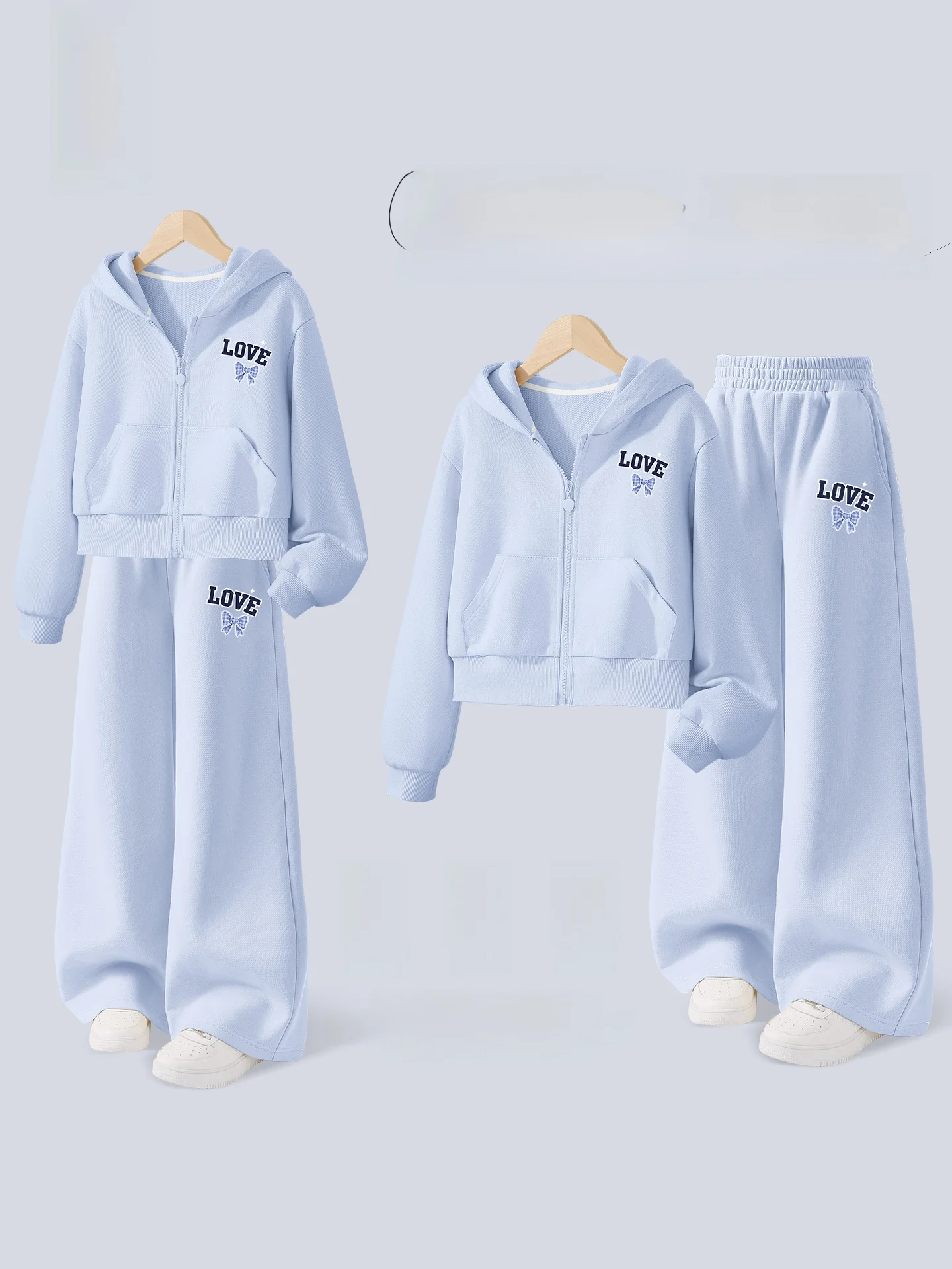 spring-autumn-princess-style-children's-outfit-thin-casual-kids-clothing-set-for-girls-big-kids-spring-fashionable-ensemble