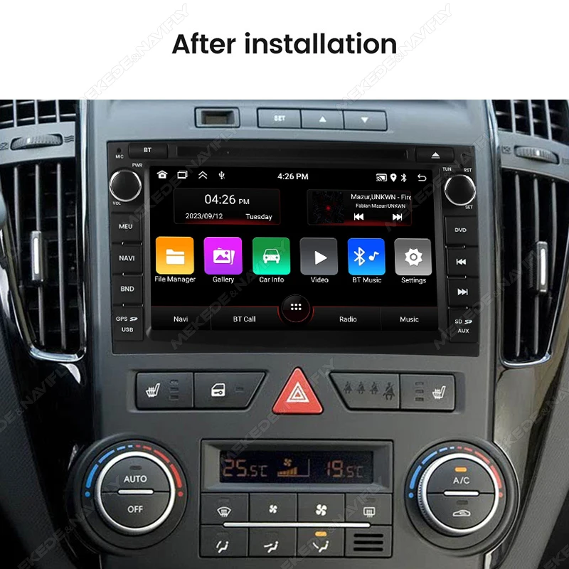 7Inch Car Audio Radio For KIA CEED 2007 2008 2009 Autoradio Android Auto Stereo GPS WIFI BT CarPlay 2 Din Multimídia Automotivo