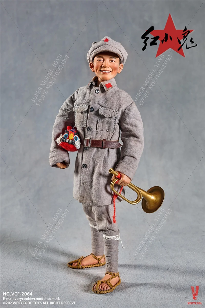 VERYCOadvocate VCF-2064 Échelle 1/6 Homme Soldat Rouge Armée Longue Marche-Rouge Kiddy Ensemble Complet 12 pouces Action Figure Modèle Collection