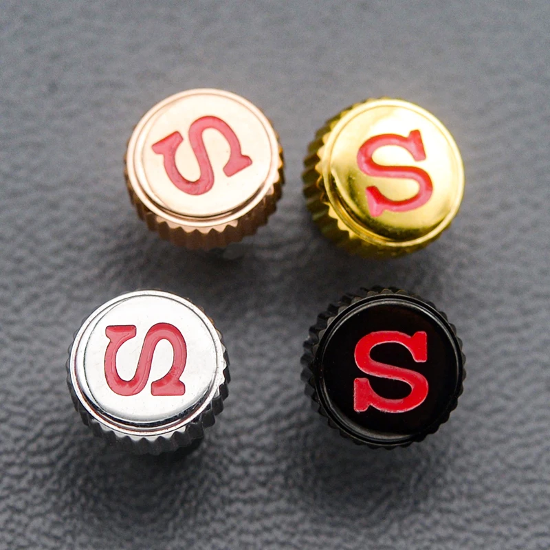 ساعة التاج المسمار في مع "S" شعار صالح NH35 NH36 حركة الحال بالنسبة SKX007 SKX009 SRPD استبدال الملحقات ساعة إصلاح