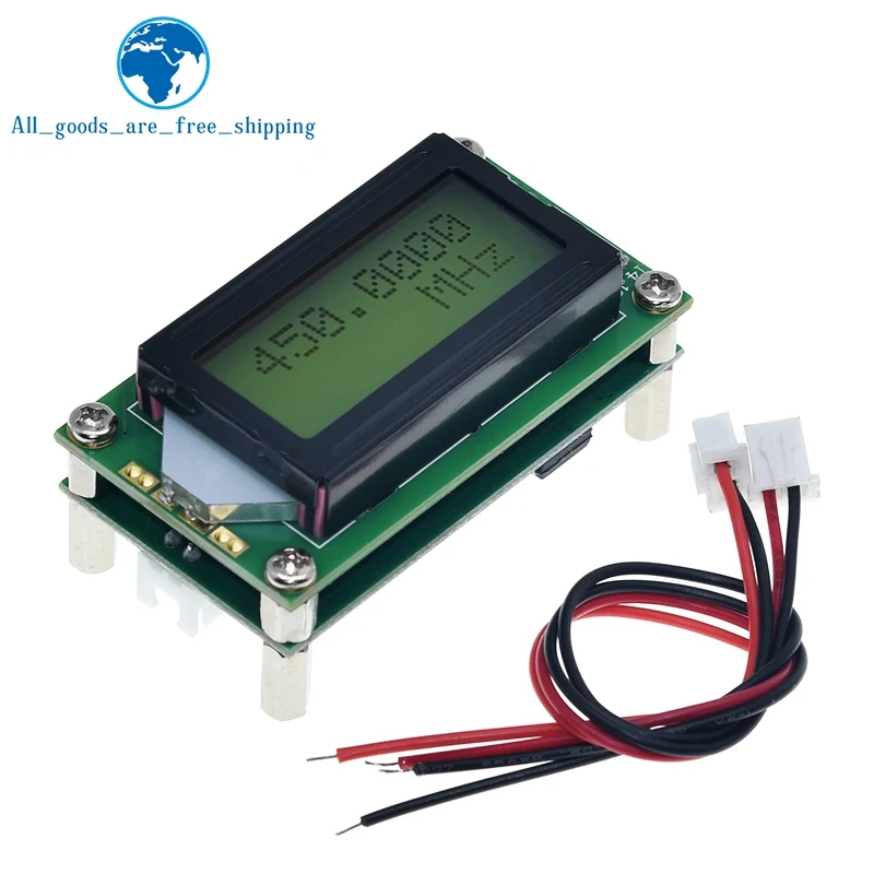 High Accuracy 1-500MHz Frequency Counter Tester RF Meter Module Measurement Module LCD Display With Backlight