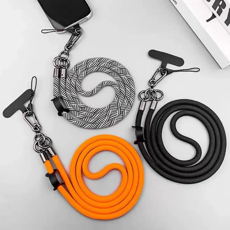 

Adjustable Phone Lanyard Detachable Neck Cord Crossbody Shoulder Strap Safety Rope for Mobile Phone Case Lanyards Pendant