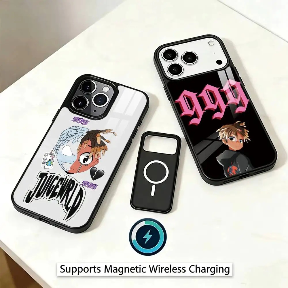 Rapper999 Juice W-WRLD Phone Case For iPhone17,16,15,14,13, Plus,Pro Magnetic Supports Magnetic Wireless Charging