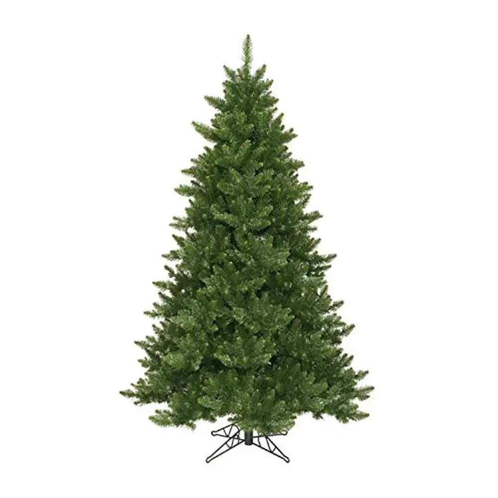 14ft Unlit Christmas Tree Full Pine Artificial Polyvinyl Chloride 176lbs Holiday Decor Stand Included