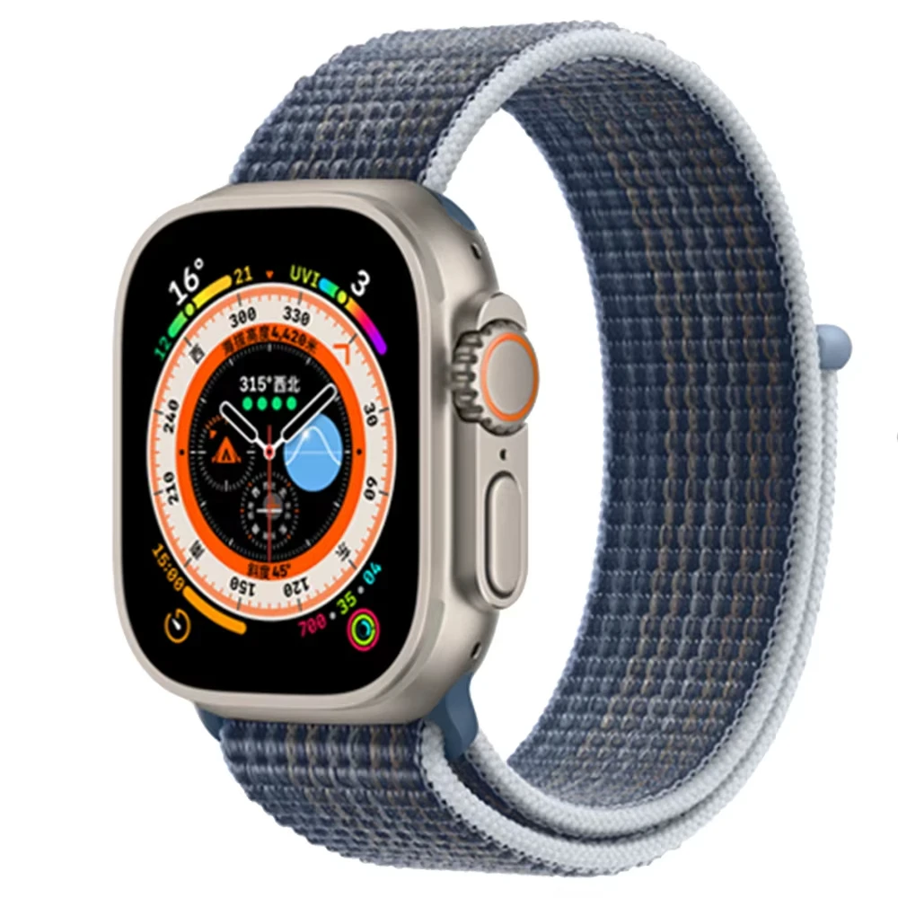 Officiële nylon lus voor Apple Watch 11 band 42 mm 46 mm 44 mm 40 mm 41 mm 45 mm 49 mm armband iWatch serie 10 9 8 7 6 5 SE3 Ultra 3 2