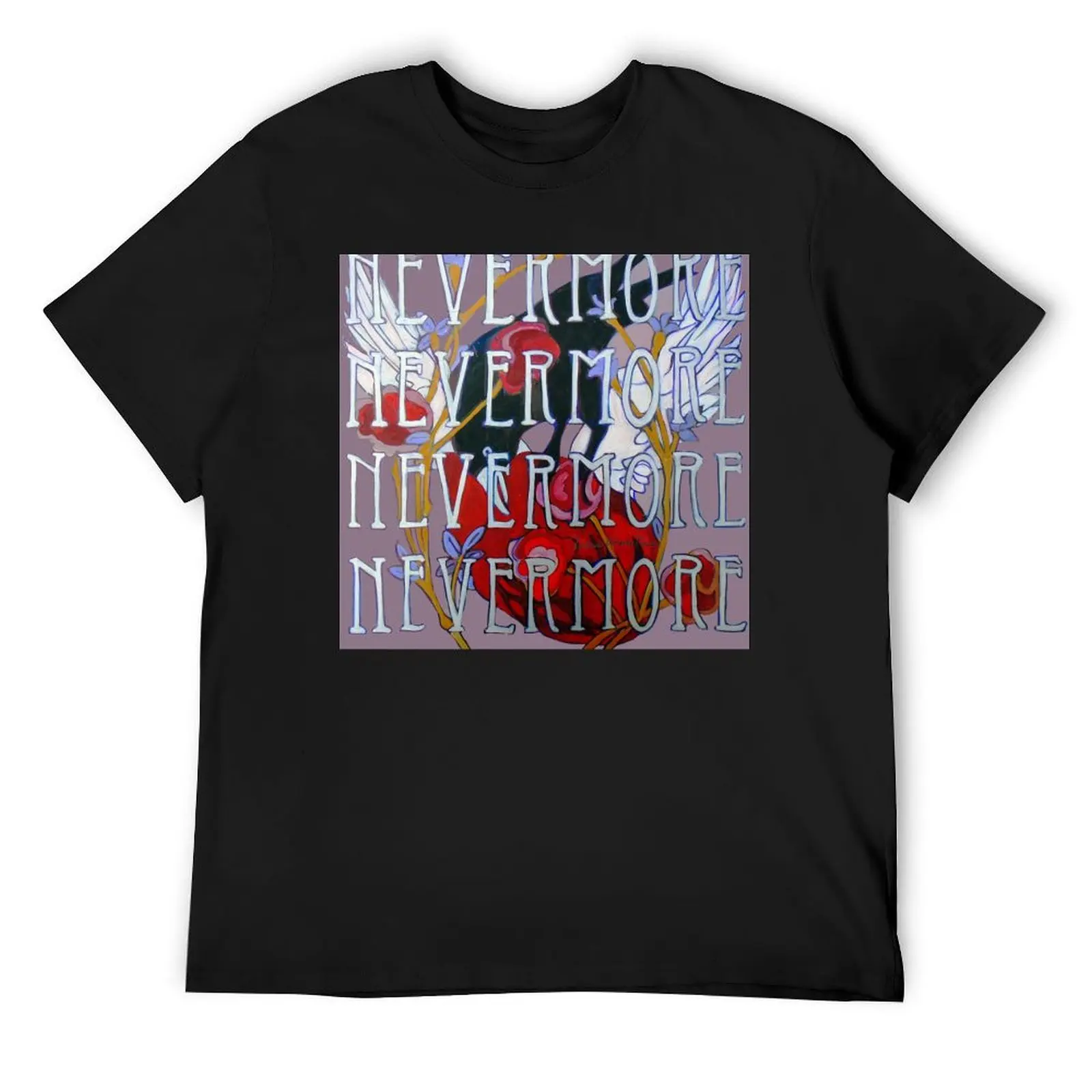 

Nevermore T-Shirt man clothes summer shirt mens t shirts