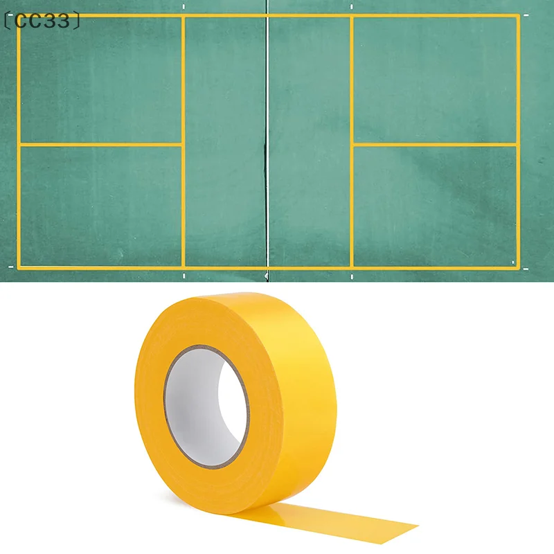 CC331 Pc Pickleball เทปสําหรับศาลกลางแจ้งชั่วคราว Pickleball Court Line เทป Court เครื่องหมายชุดสําหรับ Pickleball