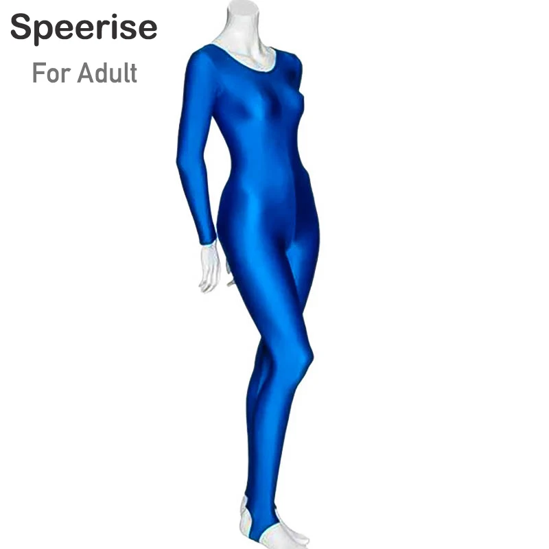 Women Stirrup Unitard Spandex Jumpsuits Unitards for Men Gymnastics Suit Long Sleeve Ballet Costume Nylon Bodysuit Dance Clothes