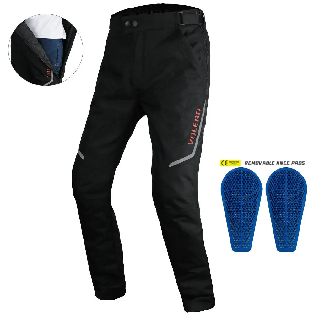 Warm Motorcycle Quick Release Pants Anti Fall Motorcycle Riding Pants Waterproof Windproof Motorcycle Pants Reflection