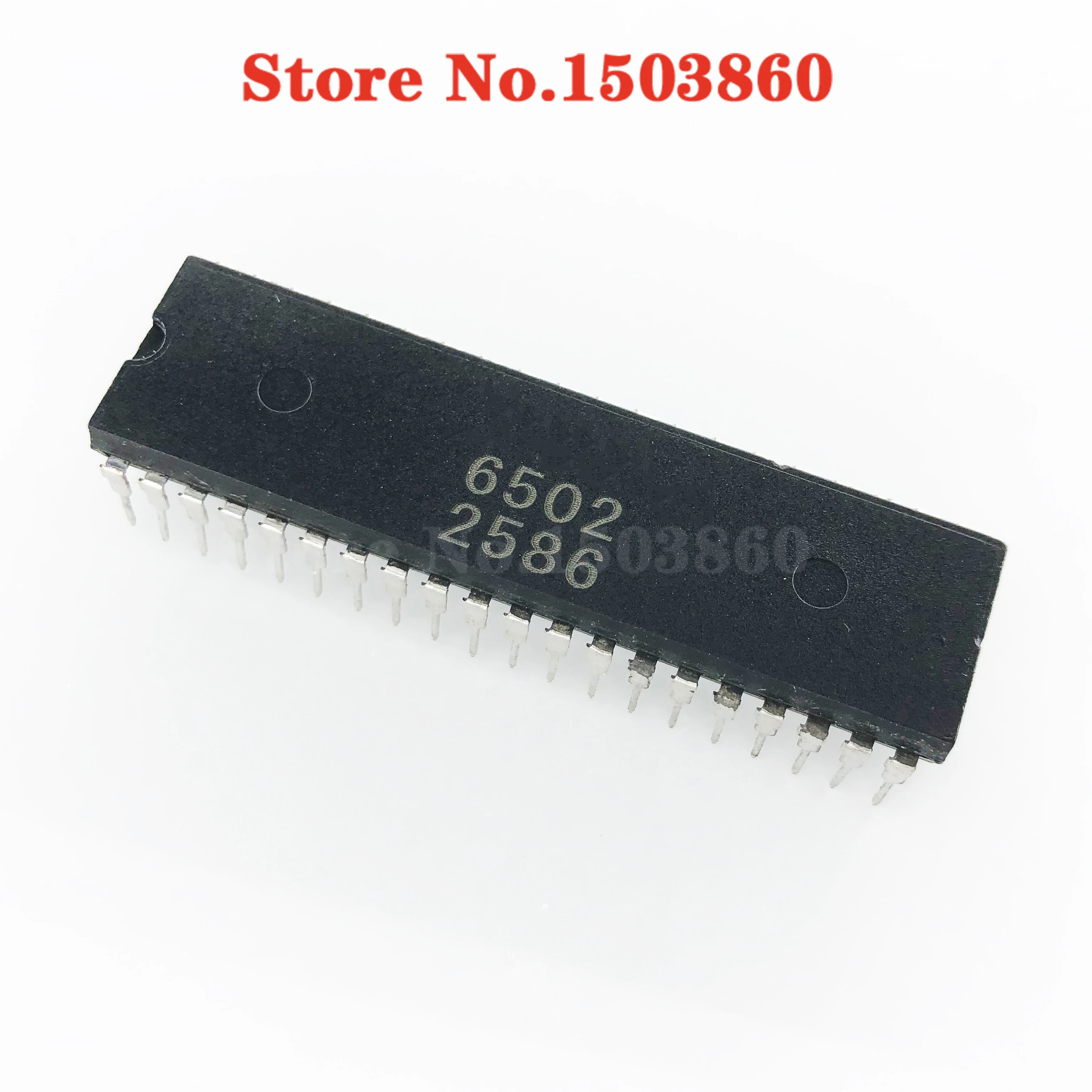 1pcs/lot MOS6502 6502 6502AD R65C02AP MOS-6502 6502B = UM6502 SY6502 DIP-40 In Stock