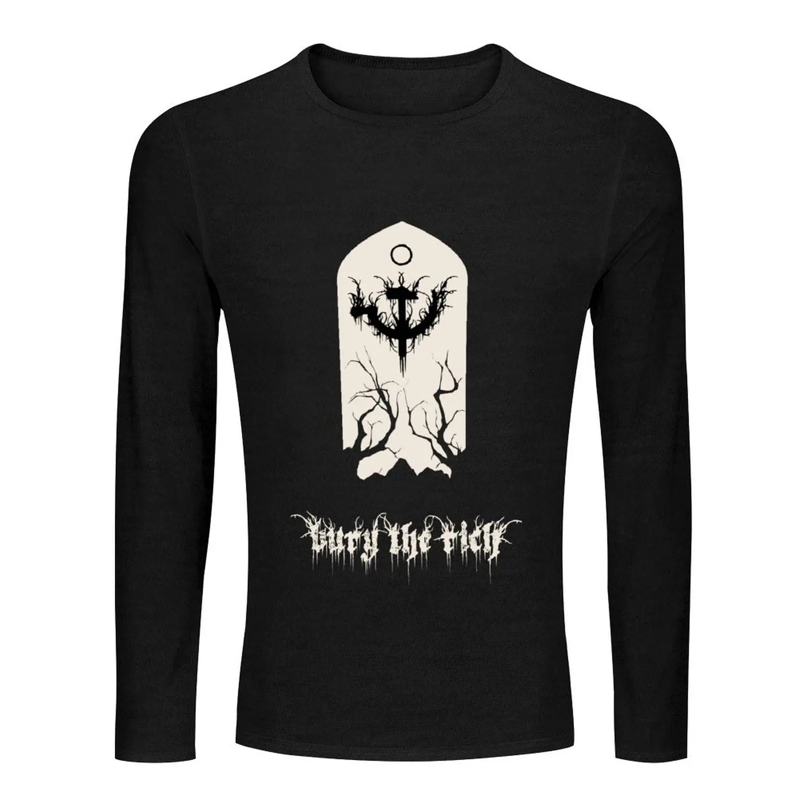 Black Metal, Bury The Rich Long T-Shirt new edition t shirt Oversized t-shirt clothes for men