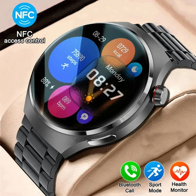 

Smart Watch For Men women watch 4 Men's Fitness Tracker AMOLED 460*460 HD Screen Heart Rate BT Call Smartwatch relogio 2024 시계