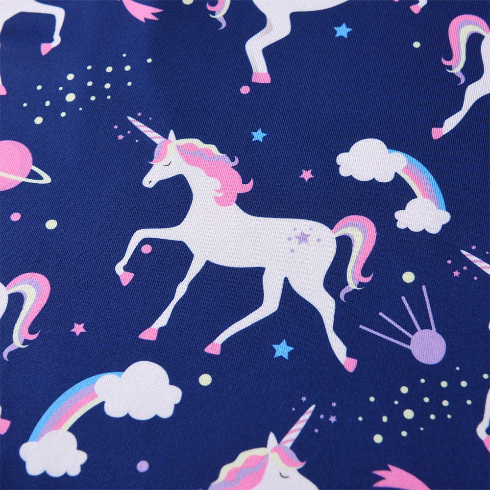 Dxton Kinder Sommerkleider ärmellose Kinder kleider für Mädchen Einhorn Print Kleinkinder Mädchen lässig gerade Kleider Vestidos