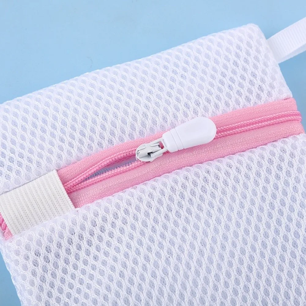 Mini Small Mesh Laundry Bag Single-Layer Polyester Scent Beads Special Bags Mesh Zipper Laundry Pods Washing Pouch