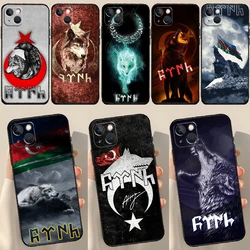 Turkish language bozkurt gray wolf Case For iPhone 16 13 12 14 15 Pro Max Mini Plus X XS MAX XR 11 Pro Max Cover Case