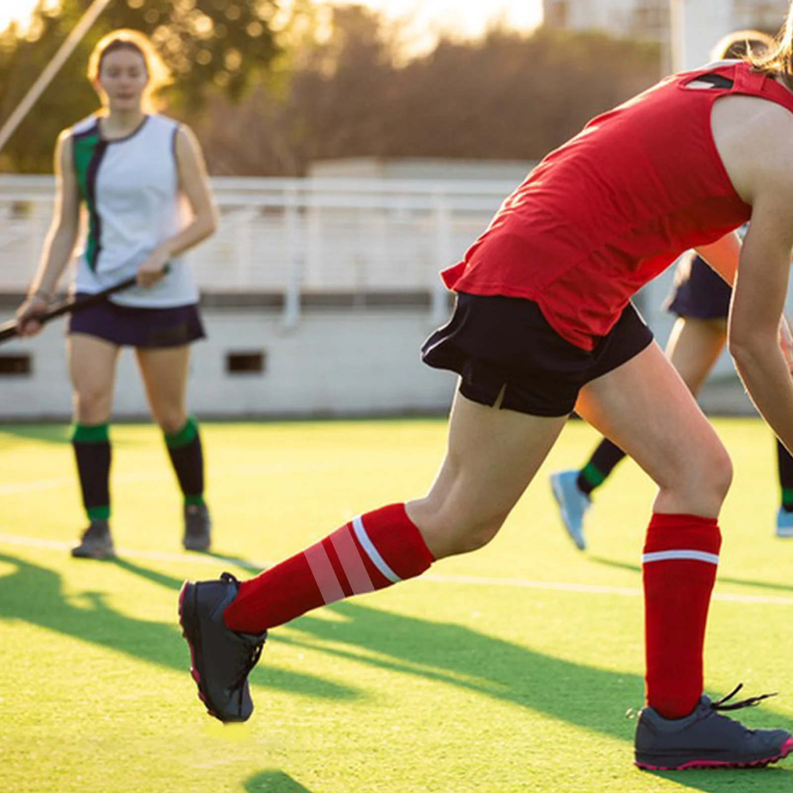 

Clear Tape Hockey Multipurpose Transparent Strong Adhesive Comfortable Support Multi Sports Protection Convenient Usage