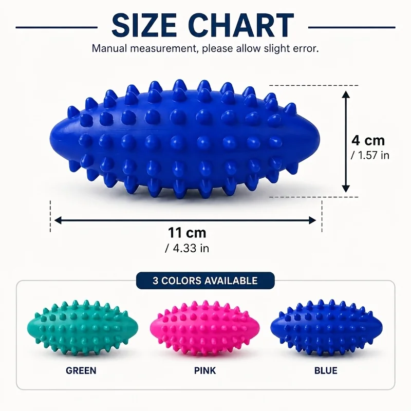 1A random color acupressure massage ball，Hard grip ball，Used for acupressure on hand and foot points、Fascia Release Fitness Exer - view 4