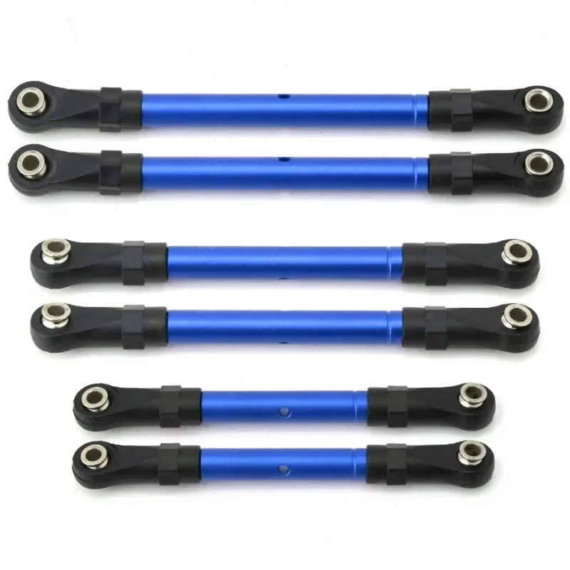 Metal Turnbuckles Pull Rod Link Rod Steering Rod Set For Trxs Slash Hoss Rustler Stampede 4x4 1/10 RC Car Upgrade Parts