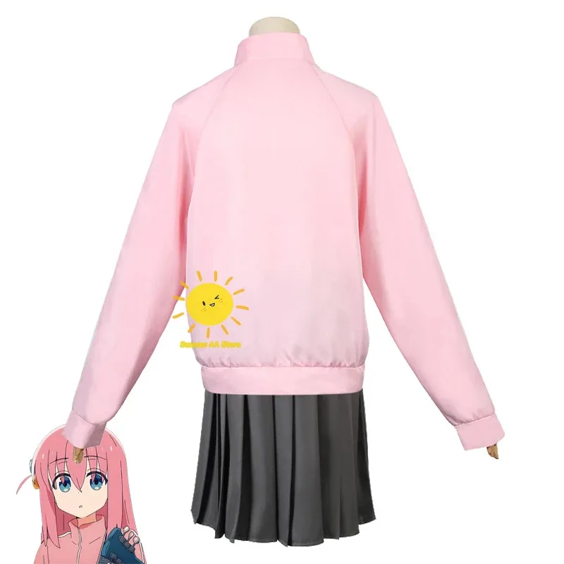 2025 11 Anime Bocchi The Rock Cosplay disfraces Gotoh Hitori uniforme peluca vestido Halloween carnaval fiesta mujer