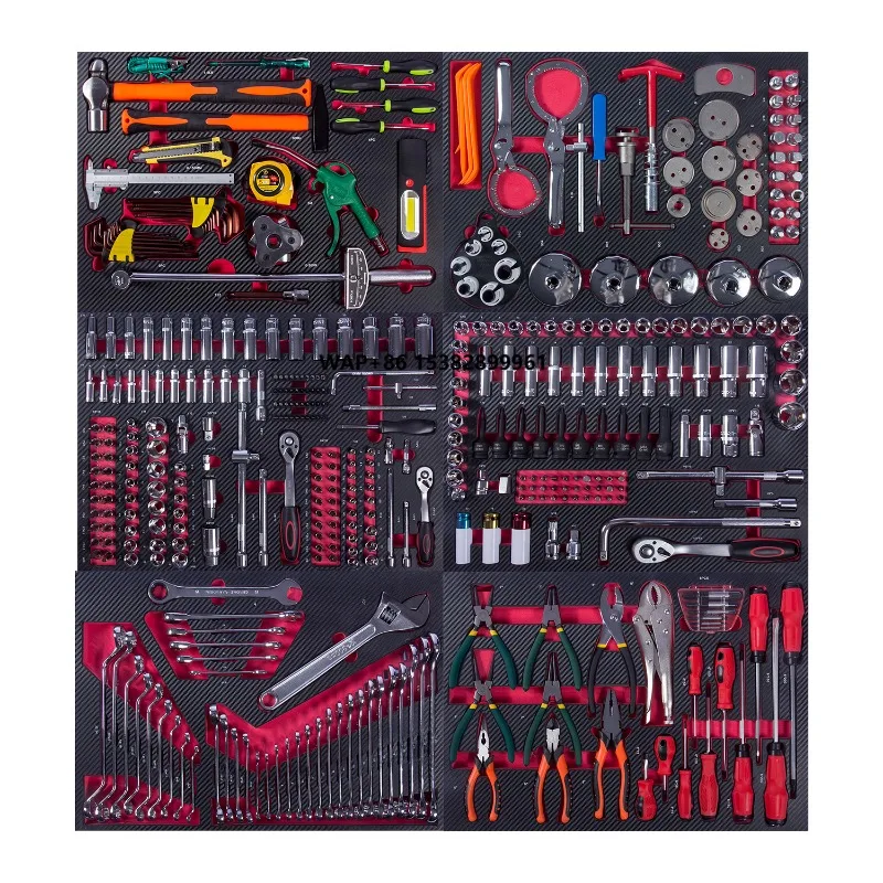 

421 Pcs Professional Cr-V Material Herramientas Hand Tools Set With Any Combinations for Auto Repair
