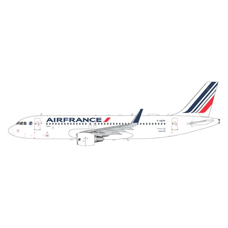 Diecast 1:200 Scale G2AFR1208 Air France A320 F-HEPF Alloy Aircraft Model Toys Adult Fans Collection Souvenir Gifts