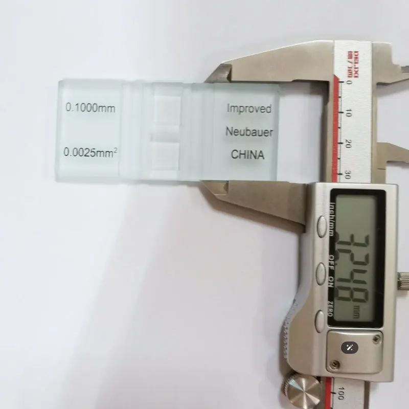 Microscope Cell Counter Blood Cell Counting Chamber for School Lab Hemocytometer