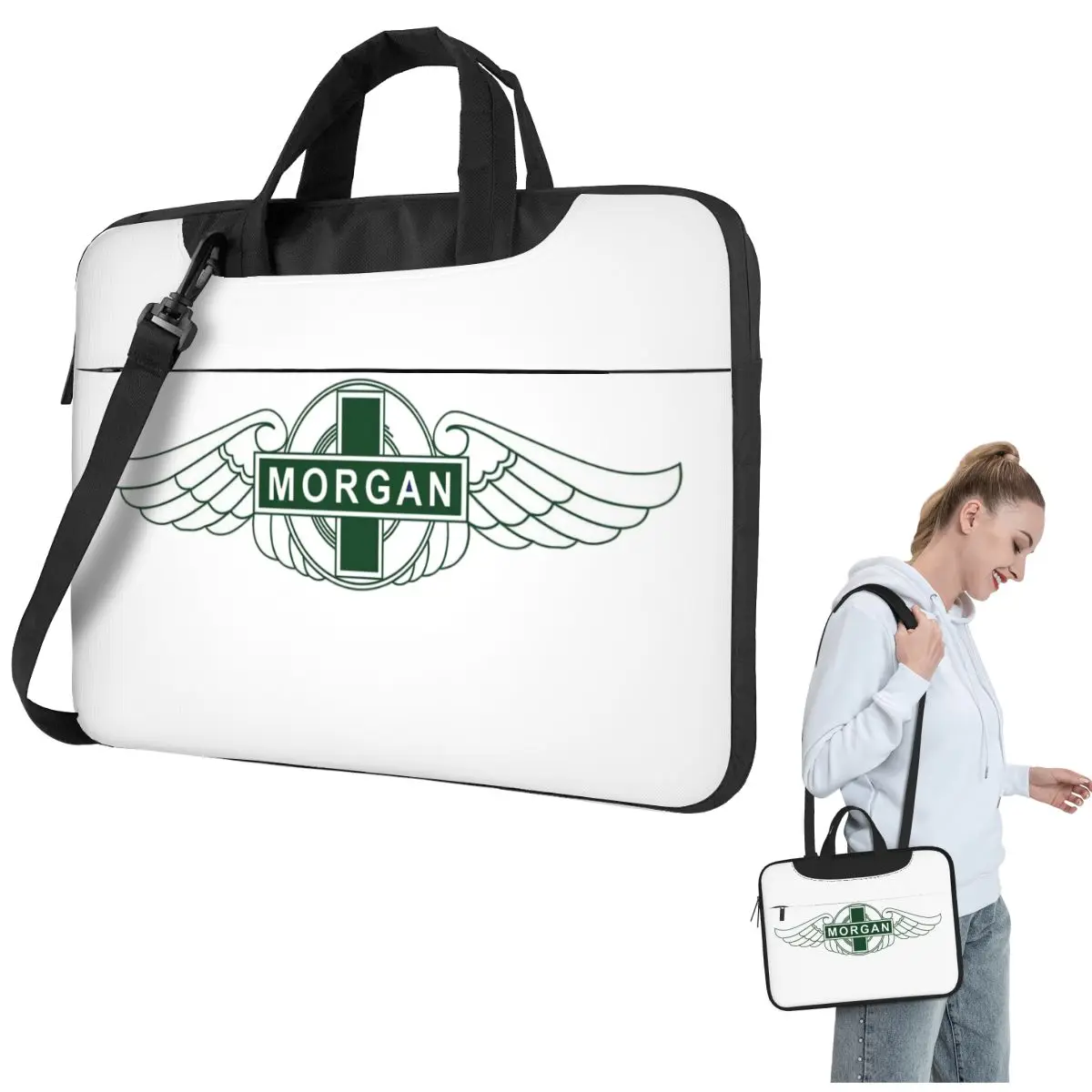 

Morgan Motor Car Company Laptop Bag Protective Case Computer Bag 13 14 15.6 Inch Crossbody Laptop Pouch For Macbook Pro Air