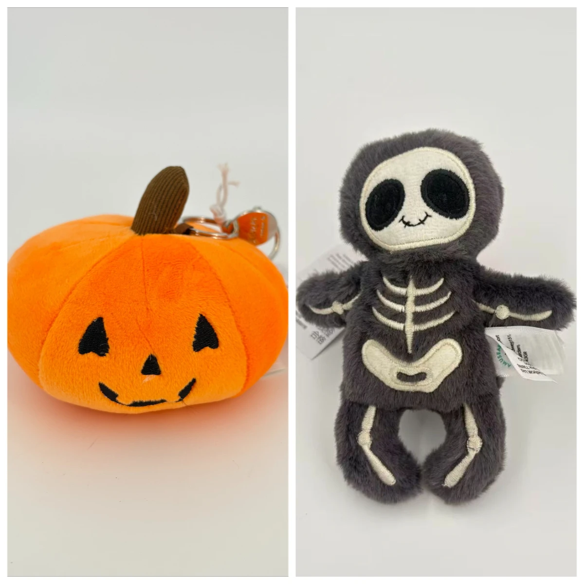 Phone Accessories Charms - Popular Halloween Plush Keychains of Pumpkins,