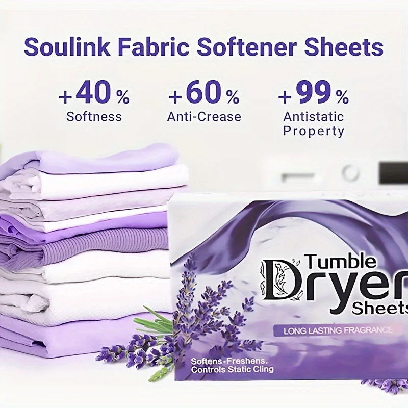 3 Boxes/120pcs Fabric Softener Dryer Sheets - Ultra Soft, Fresh Scent, Anti-Static, Odor Removal, Clothes Deodorant, Cleaning Essentials for Fresh Clothes, Dryer Only, Appliance Accessory