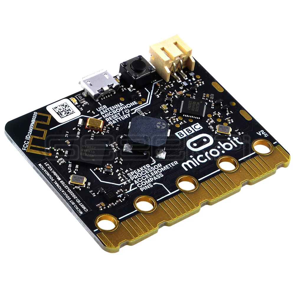 GeeekPi Microbit V2 Board Kit with BBC Micro:bit V2 Boards Battery Holders Micro USB Cable