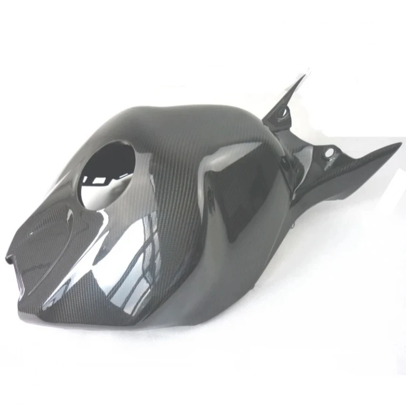 Hot selling Glossy Carbon Fiber Tank Cover for  Factory Motorcycle Fairing Parts Enhanced Durability and Style