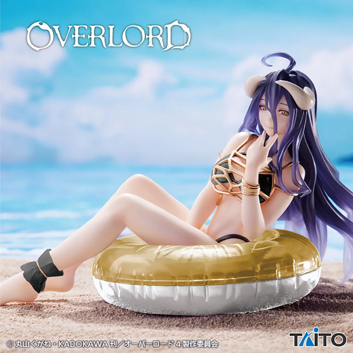 100% Original in Stock Taito Aqua Float Girls Overlord IV Albedo Renewal Anime Figure Action Figure Collection Series Model Toys