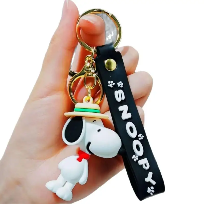 Cartoon Snoopy Keychain Girl Kawaii Pendant Car Key Small Pendant Couple Gift Student Backpack Pendant Birthday Gift - view 4