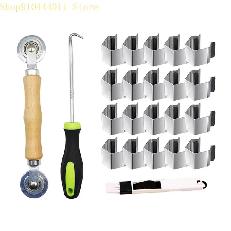 

Набор инструментов из комбинированного экрана 28GF с 20,00 -м шт. Стальные сплайновые сплайновые крючки с удалением роликов, для