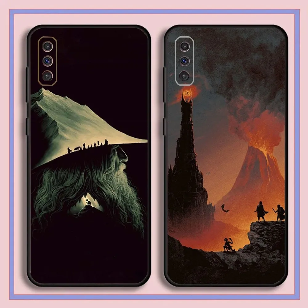 Movie R-Rings Of The L-Lords Phone Case For Samsung Galaxy A13,A21s,A22,A31,A32,A52,A53,A71,A80,A91 Black Cover