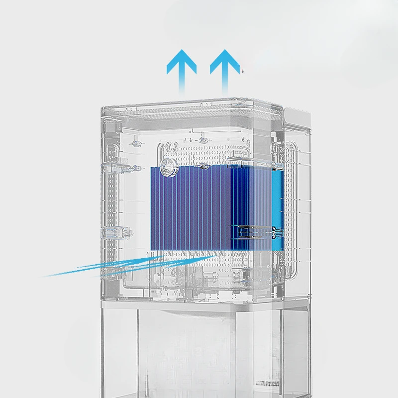 Умный бытовой небольшой осушитель воздуха в спальню большая емкость энергосберегающий мощный двигатель удобное хранение съемный фильтр
