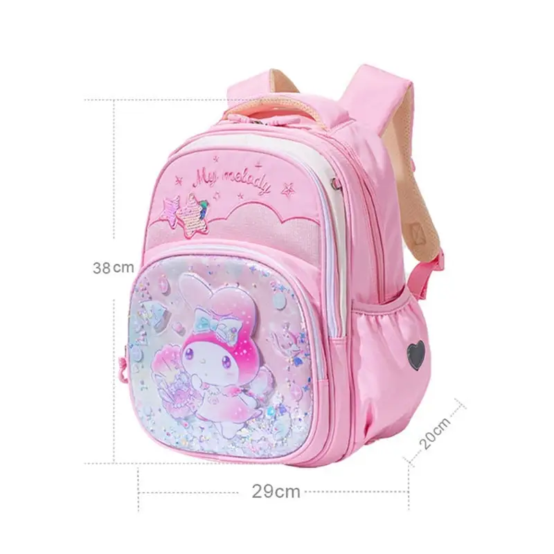 Sanrioed Anime Kuromi My Melody Cinnamoroll Pochacco Large Capacity Backpack Cute Cartoon Student Shoulder Bag Gift for Friend