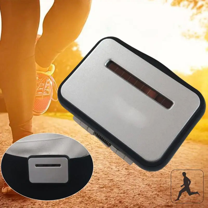 Walking Step Counter Accurate Pedometers For Steps With Large LCD Display Solar Step Counter With Waist Clip Walking Distance