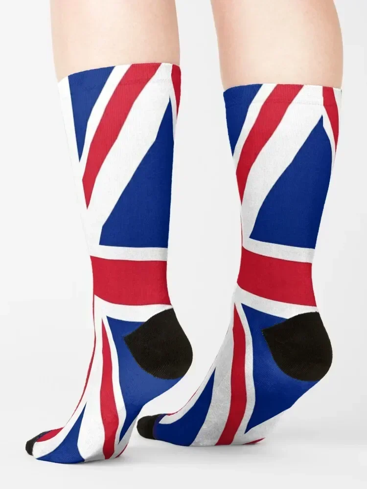 UNION JACK of England Socken Retro helles Strumpfband Herrensocken Damen