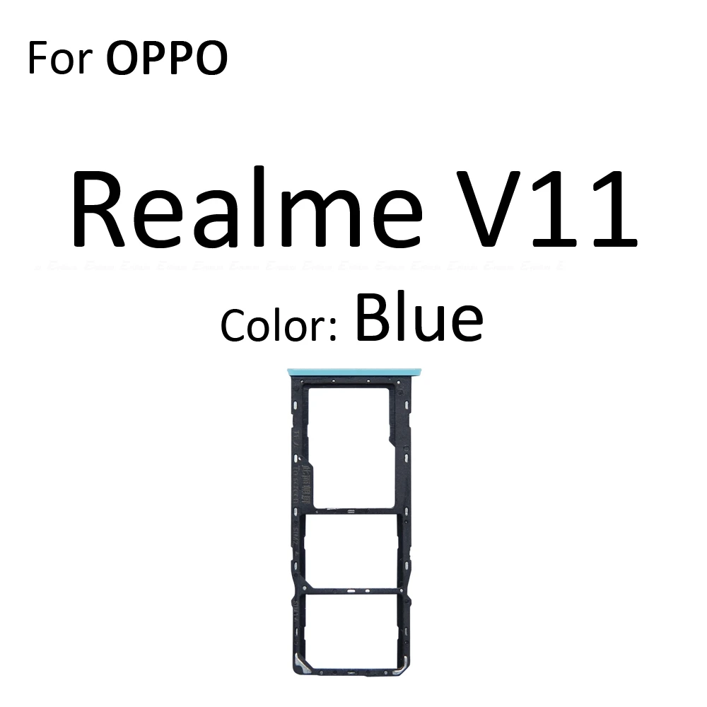 Adapter Gniazda Karty Micro SD SIM Złącze Czytnik do OPPO Realme U1 V3 V5 V11 V11s 5G Uchwyt Pojemnika Części
