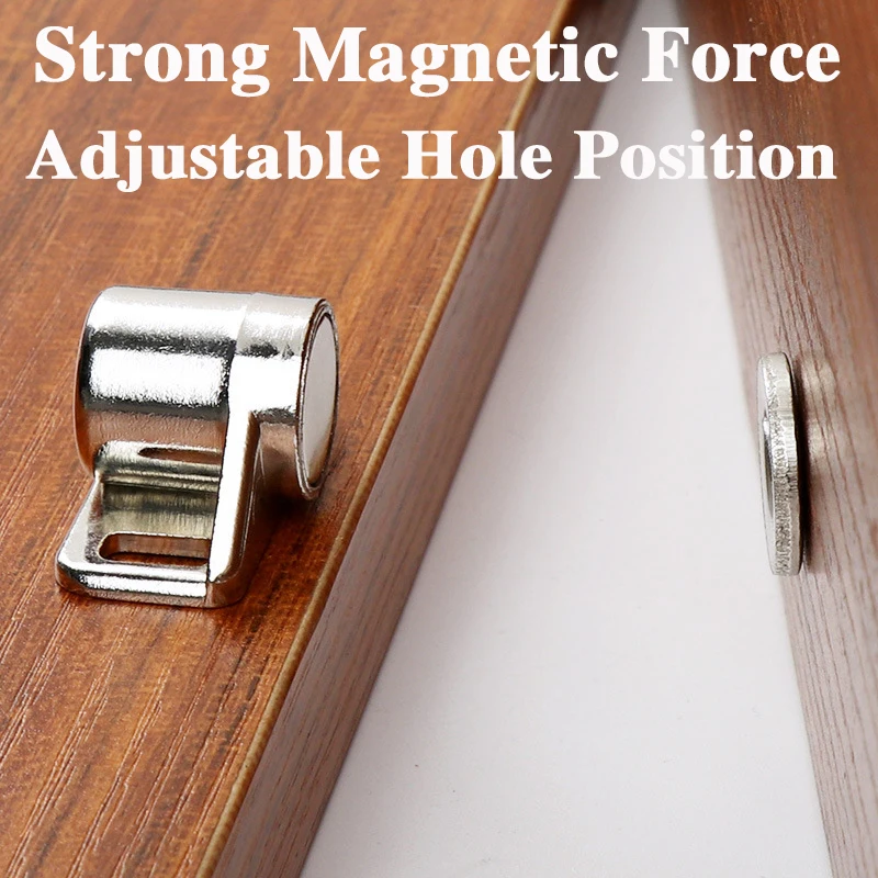 Magnet Door Catch Furniture Fittings Strong Magnets for Cupboard Doors Stoppers Super Powerful Cabinet Neodymium Magnetic Latch