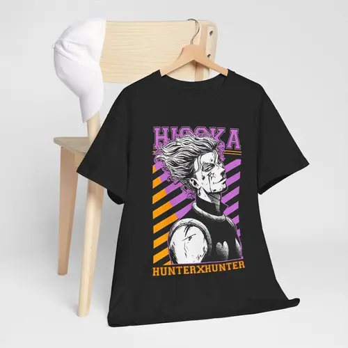Imagen 2 del producto Camiseta de Hunter X Hunter, camisa de Hisoka de Anime inspirado, color negro, regalo