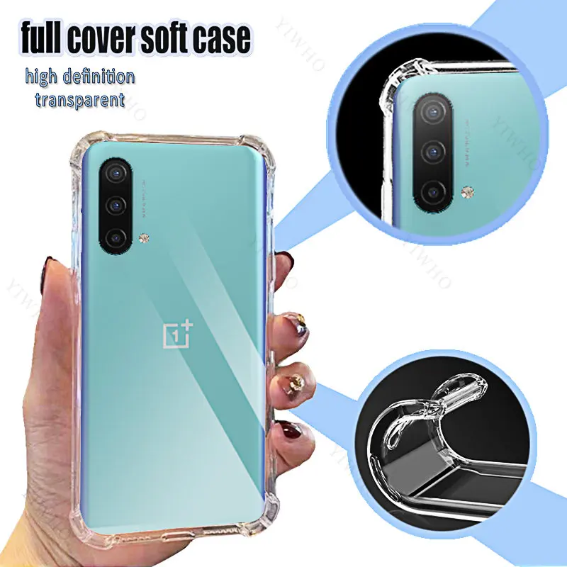 Phone Soft Case for Oneplus Nord CE 5G TPU Transparent for One Plus NordCE Nordce 5g 6.43