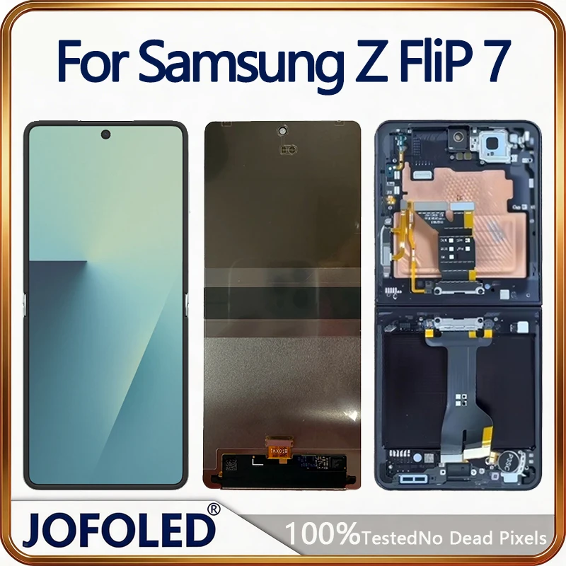 Amoled 2X For Samsung Z Flip7 5G LCD Display Touch Screen Assembly For Z Flip 7 SM-F766B, SM-F766B/DS, SM-F766U Replacement