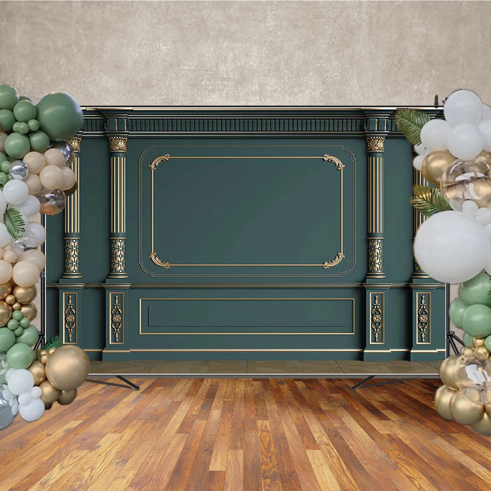 MOON.QG ريترو الدمشقي جدار خلفية الإطار الحديثة القلعة الخلفيات الأوروبية للتصوير الفوتوغرافي اطلاق النار الدعائم عيد ميلاد الوليد