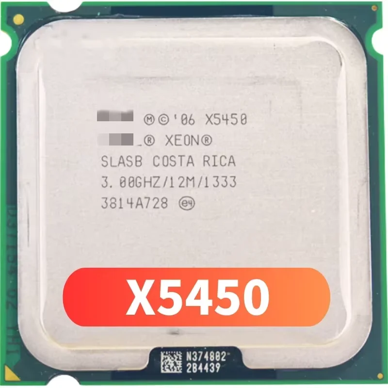 Xeon X5450 Processor 3.0GHz 12MB 1333MHz CPU works on LGA775 motherboard