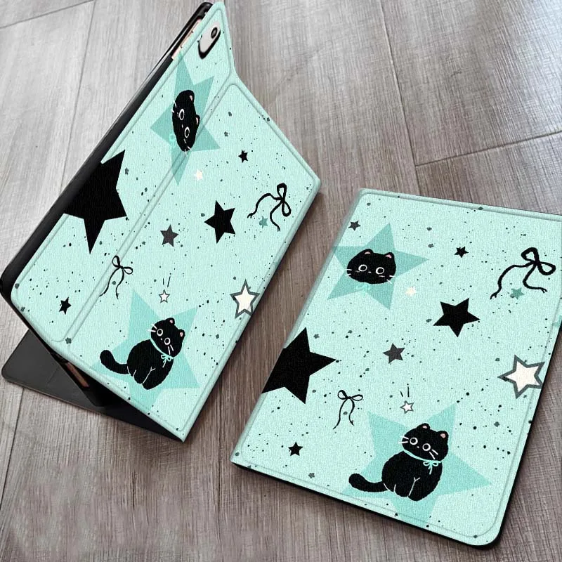 

Interesting Black Cat Pattern For iPad Pro 7 8 9 Gen 2 11 13 5th 6th 10th 11th M5 M4 12.9 10.9 10.2 Inch 2024 2025 Tablet Case