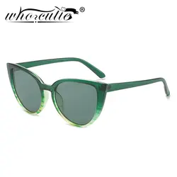 Vintage Green Cat Eye Sunglasses Women Brand Fashion Men Sun Glasses Tortoise Cateye Oversized Frame Shade Eyewear Female UV400