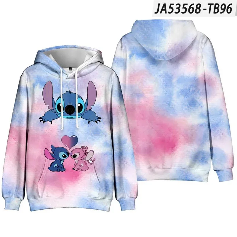 Dis Stitch 3d Print Hoodie Men Fashion Coat Spring Thin Hoodies Kids Hip Hop Hoodie Anime Boys Girl Coat Cartoon Sweats