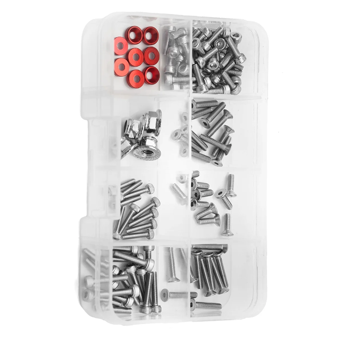 New RC Car Upgrade Stainless Steel Hexagon Screw Nut Screws Kit for Arrma 1/18 Granite Typhon Mojave Grom RC Car Toy Parts